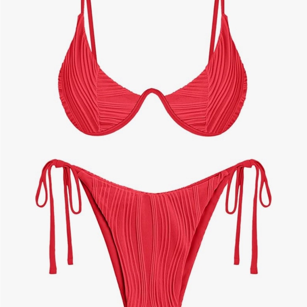 Red Women's Bikini Set
